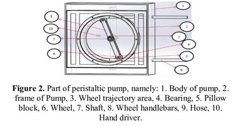 operating scheme   proposed peristaltic pump  scientific diagram