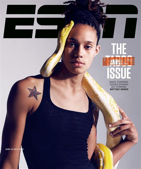 Brittney Griner Looking So Chill Posing W That Python On The Cover