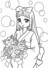 Coloring Pages Princess Anime Cute Adult Books Colouring Uploaded User sketch template