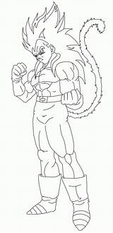 Vegeta Ssj4 Saiyan Goku Ssj Lineart Dbz Coloringhome Popular Coloringpages2019 sketch template