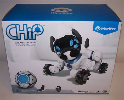 wowwee chip robotic puppy dog accessories bluetooth smart nib wowwee