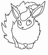 Flareon Pokemon Coloring Pages Adorable Getcolorings Color Getdrawings Print Template sketch template