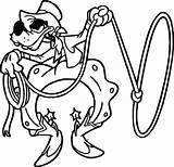 Coloring Rope Cowboy Goofy Flip Getdrawings Getcolorings sketch template