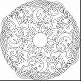 Pages Mandala Expert Coloring Level Getcolorings sketch template