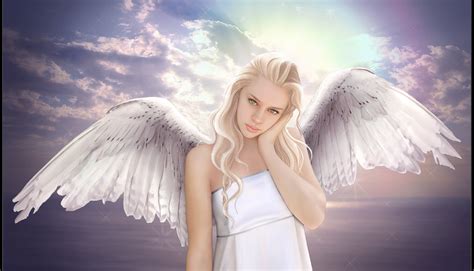 fantasy angel hd wallpaper
