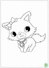 Pet Pages Jewel Coloring Template sketch template