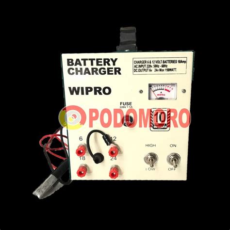 jual battery charger accu wipro wp  ahr  lapak tb podomoro bukalapak