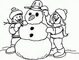 Coloring Snowman Pages Printable Kids Print Color Clipart Frosty Cute Building Preschool Drawing Abominable Snow Man Getdrawings Getcolorings Library Colorings sketch template