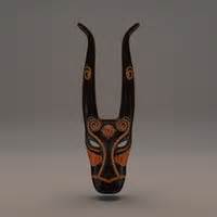 voodoo mask  model