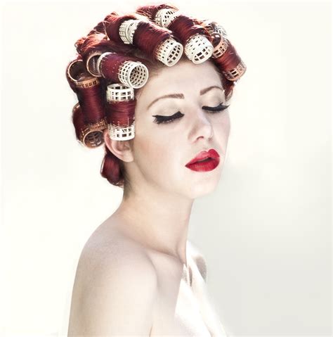 women in hair rollers fetish naked photo