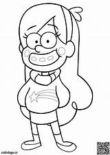 Gravity Mabel Pines Colorings Consent sketch template
