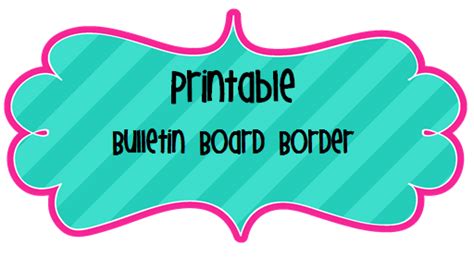 borders  bulletin boards printable clipart