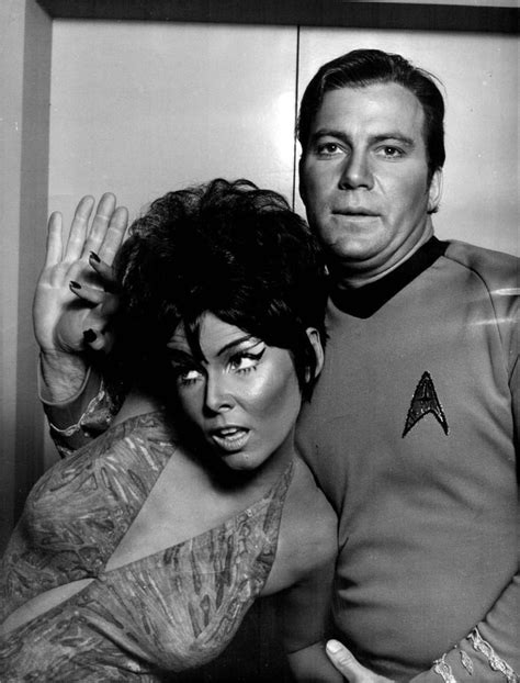 Yvonne Craig As Marta And William Shatner As Captain Kirk In A