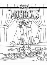 Aristocats Coloring Hellokids sketch template