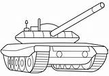 Tanque Blindado Militar sketch template