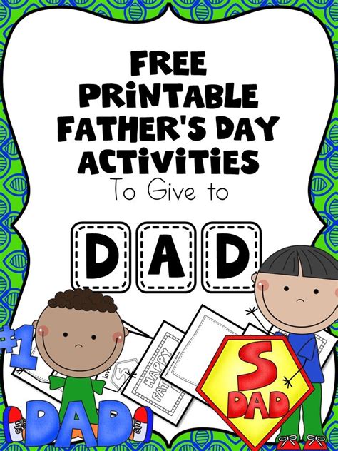fathers day worksheets  beginning readers