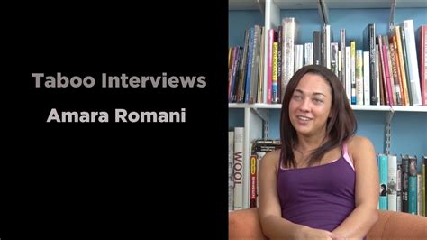 amara romani taboo interview youtube