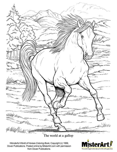 horse coloring page  printable   horse coloring pages