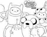 Adventure Time Coloring Pages Printable Finn Jake Color Marceline Clipart Book Print Cartoon Advent Network Library Popular sketch template