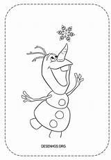 Olaf sketch template