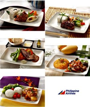 philippine airlines menu updated  feature diverse international cuisine