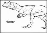 Ceratosaurus Coloring Pages Getcolorings Color Getdrawings sketch template