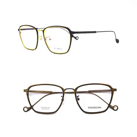 vintage pure titanium full rim eyeglass frames large glasses unisex