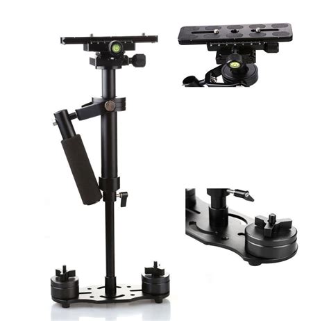 professional black adjustable camera stand steadicam handheld gyro dslr gimbal stabilizer