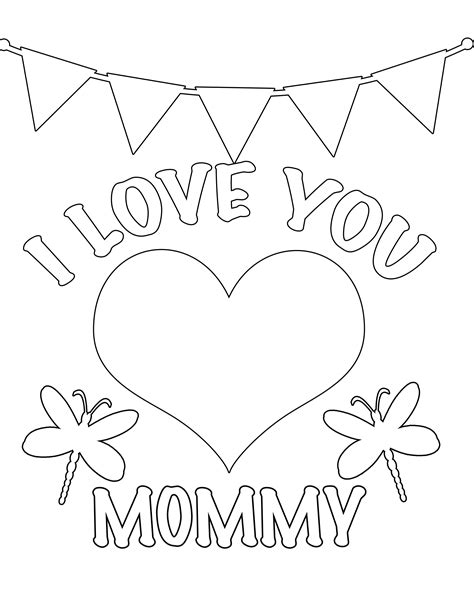 love mommy coloring pages coloring home