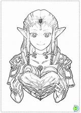 Coloring Zelda Legend Dinokids Print Close sketch template