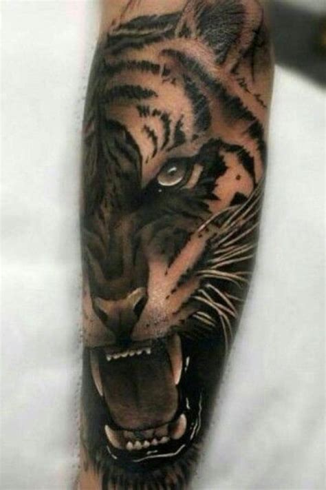 17 Realistic Forearm Tattoo Ideas – Tiger Tattoo Designs