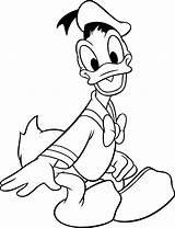 Donald Duck Coloring Pages Print Printable sketch template