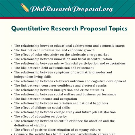 quantitative research proposal topics listpdf docdroid
