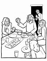 Supper Disciples Ministry Deals Judas Betrayal sketch template