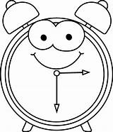 Clock Cartoon Clipart Clip Alarm Clocks Cliparts Face Outline Graphics Library Clipground Mean Better Does Hands Clipartmag sketch template