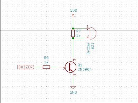 pcb piezzo buzzer schematics design electrical engineering stack exchange
