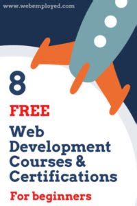 web development courses  certifications  beginners