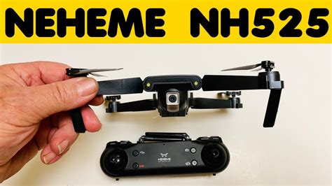 neheme nh foldable drone  p hd camera review youtube