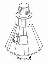 Spaceships sketch template