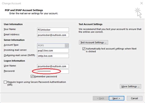How To Reset Outlook 2013 Email Password Mailtoh