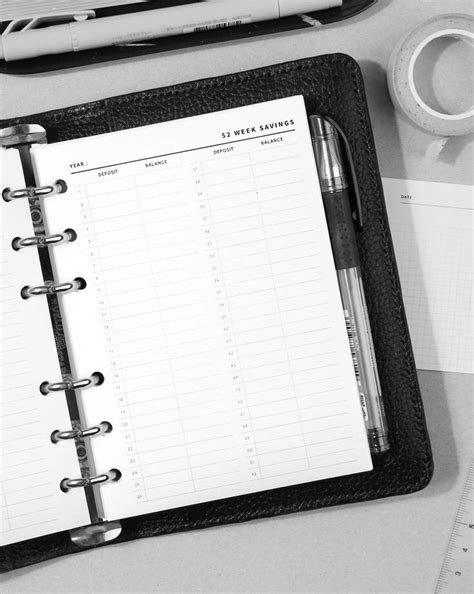 Savings Tracker Template Printable In Pdf Word Excel | Hot Sex Picture