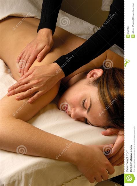 Massage Full Body At Day Spa Stock Image Image Of Healing Bliss 2592177