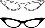 Glasses Clipart Eye Clip Cliparts Library sketch template