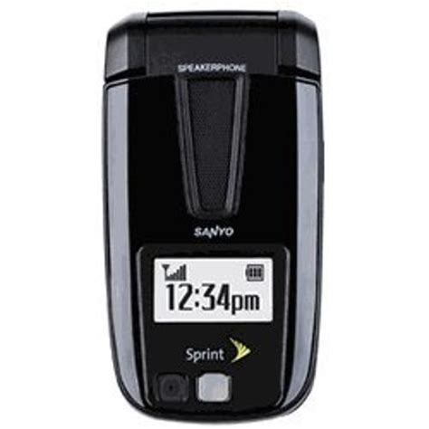 sanyo scp  black sprint cell phone truegethercom
