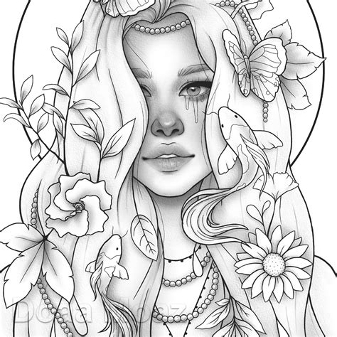 coloring pages fantasy adults unleash   imagination