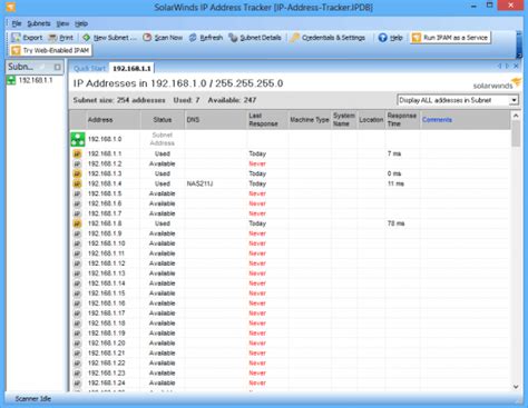 essential admin tools solarwinds ip address tracker itsmdailycom