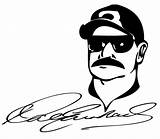 Dale Earnhardt Drawing Clipartmag sketch template