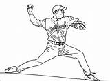 Baseball Pitcher Drawing Chalk Outline Getdrawings Sketch sketch template