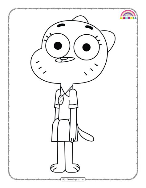 Nicole Watterson Pdf Coloring Pages Classic Cartoon Characters Classic