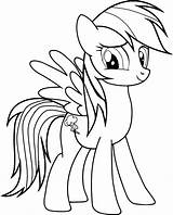 Coloring Pages Fluttershy Printable Pony Little Popular sketch template